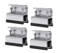 Van Roof Rack Mount Kit, 4 PCS Roof Rack Brackets, 304 Stainless Steel Van Roof Rack, Solar Panel Mounting Brackets for ProMaster, Boxer, Jumper, Ducato, Movano, RV (A)