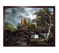 Van Ruisdael Jewish Cemetery Landscape Painting Unframed Wall Art Print Poster Home Decor Premium