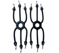 Van SanShao years Replace Rubber 0212 Spider Bungee Truck Snow Tire Chains Adjuster Tensioner Fits 11"-16" Rims（2pcs）