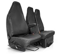Van Seat Covers to fit Ford Transit Custom & VW Transporter, Renault Traffic Driver & Double Passenger Seats Easy to Fit Waterproof Seat Cover Set for Most Vans
