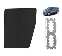 Van Security Plate/Repair Shield Compatible with MK1 Ford Transit Custom (2013-2023) Black 304 Stainless Steel Anti-Theft External Door Protection Nearside/Left Side Loading Door FOR3-NSL-EXT-001-MB