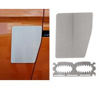 Van Security Shield For Ford Transit Custom MK1 2013-2023 Left Door Brushed