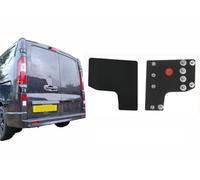 Van Security Shield For Vauxhall Vivaro 2014-2019 Rear Barn Door Black