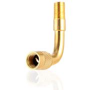 Van Tyre Valve Extension 90 Degree Bend 1pc Tyre Valve Extension Adaptor Brass Tire Valve Stem Extension Adapter for Motorcycle Bike Truck RV Scooter