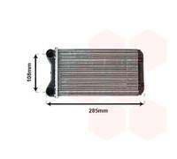 Heater core 03006223 VAN WEZEL for AUDI SEAT