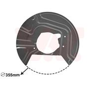 VAN WEZEL 0680372 Brake disc backing plate