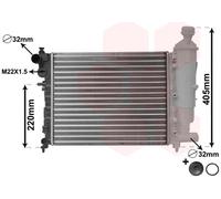 VAN WEZEL 09002115 Engine radiator
