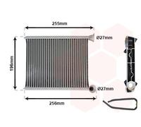 Heater core Brazed cooling fins 09006281 VAN WEZEL for PEUGEOT CITROËN