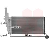 VAN WEZEL 17002140 Radiator, engine cooling for FIAT,LANCIA