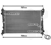 VAN WEZEL 17002312 Engine radiator