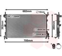 VAN WEZEL 18002264 Engine radiator