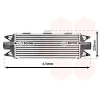 VAN WEZEL 28004045 Intercooler, charger for IVECO