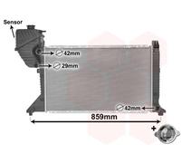 VAN WEZEL 30002300 Engine radiator