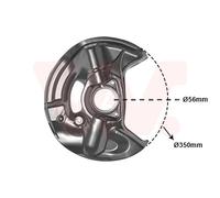 VAN WEZEL 3029372 Splash Panel, brake disc for MERCEDES-BENZ