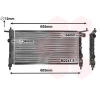 VAN WEZEL 37002183 Engine radiator