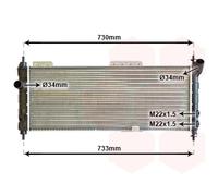 VAN WEZEL 37002203 Engine radiator