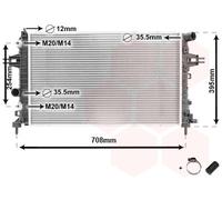 RADIATOR ENGINE COOLING 37002362 FOR OPEL ASTRA/H/Van/FAMILY/Hatchback/CLASSIC