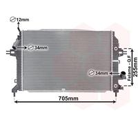 VAN WEZEL 37002460 Engine radiator