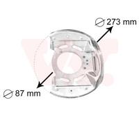 VAN WEZEL 3763371 Brake disc backing plate