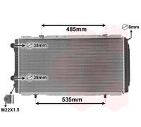 VAN WEZEL 40002146 Engine radiator