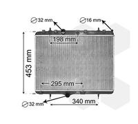 VAN WEZEL 40002255 Engine radiator