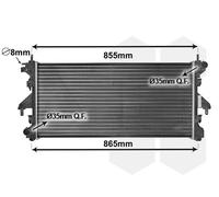 RADIATOR ENGINE COOLING 40002308 FOR PEUGEOT MANAGER/Platform/Chassis/Van/Bus