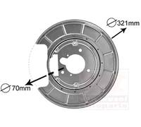 VAN WEZEL 4047373 Splash Panel, brake disc