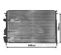 VAN WEZEL 43002241 Engine radiator