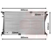 RADIATOR ENGINE COOLING 43002490 FOR RENAULT TRAFIC/II/Rodeo/Platform/Chassis