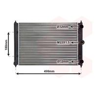 VAN WEZEL 58002092 Engine radiator