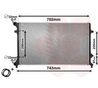 VAN WEZEL 58002205 Radiator, engine cooling for AUDI,SEAT,SKODA,VW