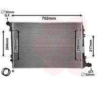 VAN WEZEL 58002224 Engine radiator