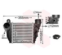 VAN WEZEL 58004200 Intercooler, charger for SEAT,SKODA,VW