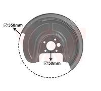 VAN WEZEL 5892373 Splash Panel, brake disc for SEAT,SKODA,VW