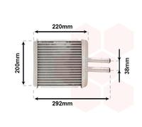 VAN WEZEL 81006027 Heater matrix