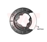 VAN WEZEL 8207374 Brake disc backing plate