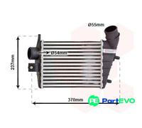 VAN WEZEL CHARGE AIR COOLER 01004085 FOR ALFA ROMEO