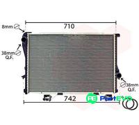 VAN WEZEL ENGINE COOLING RADIATOR 06002233 FOR BMW