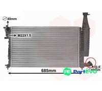 VAN WEZEL ENGINE COOLING RADIATOR 09002168 FOR CITROËN PEUGEOT