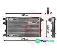 VAN WEZEL ENGINE COOLING RADIATOR 17002239 FOR FIAT