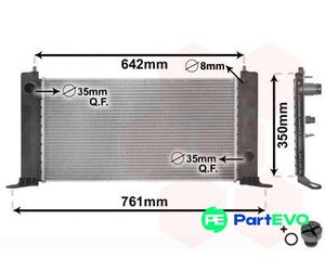 VAN WEZEL ENGINE COOLING RADIATOR 17002243 FOR FIAT