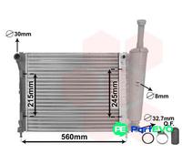 VAN WEZEL ENGINE COOLING RADIATOR 17002345 FOR FORD