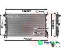 VAN WEZEL 18002264 Engine radiator