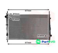 VAN WEZEL ENGINE COOLING RADIATOR 18002335 FOR FORD