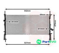 VAN WEZEL ENGINE COOLING RADIATOR 18002405