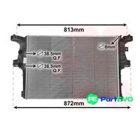 VAN WEZEL ENGINE COOLING RADIATOR 28002126