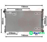 VAN WEZEL 30002286 Engine radiator