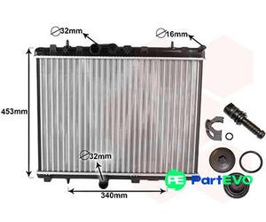 VAN WEZEL ENGINE COOLING RADIATOR 40002255 FOR CITROËN PEUGEOT