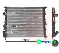 VAN WEZEL ENGINE COOLING RADIATOR 43002197 FOR RENAULT DACIA
