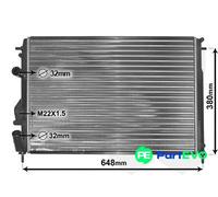 VAN WEZEL 43002241 Engine radiator